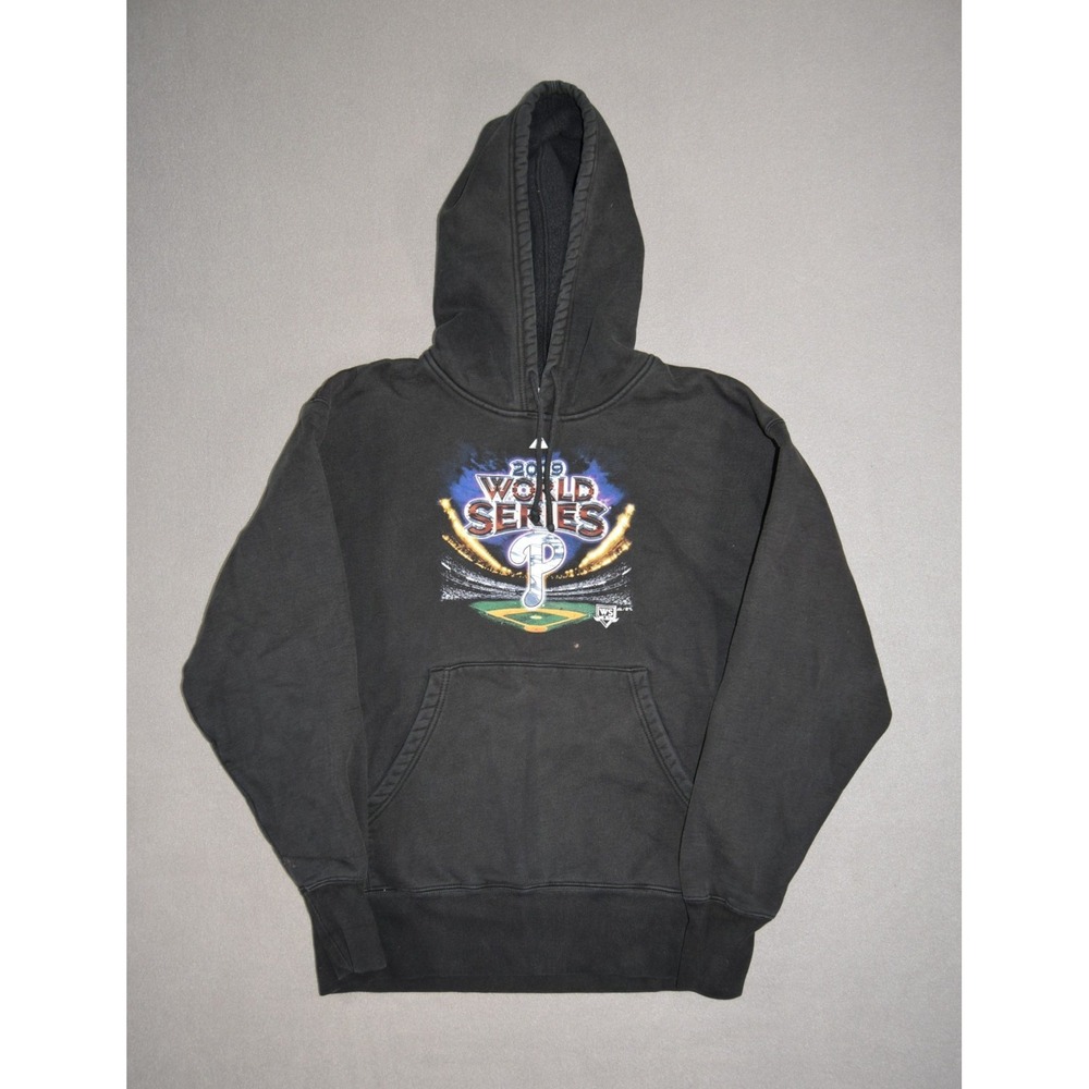 Philadelphia Phillies Hoodie Men Large Majestic MLB Baseball World Series Heavy
